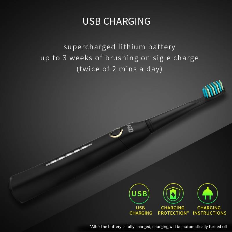 Seago Sonic Electric Toothbrush Tooth brush USB Rechargeable adult Waterproof Ultrasonic automatic 5 Mode with Travel case Seago Sonic Electric Toothbrush Tooth brush USB Rechargeable adult Waterproof Ultrasonic automatic 5 Mode with Travel case