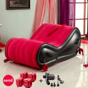 Inflatable Sofa Bed With Electric air pump – سرير الرومانسية القابل للطي Sofa Inflatable bed - سرير الرومانسية صوفا Smart Techs, Better Living