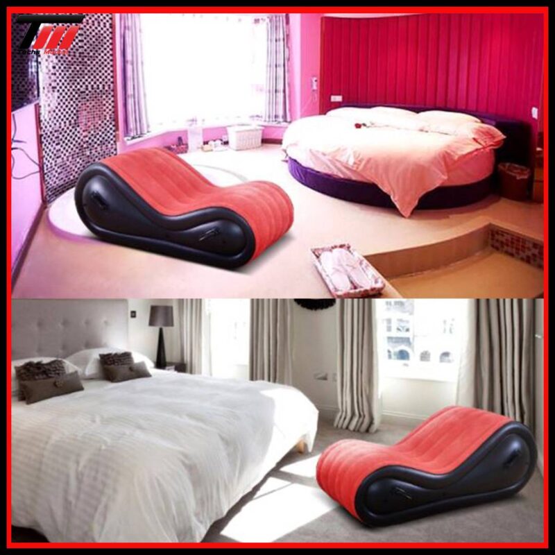 Inflatable Sofa Bed With Electric air pump – سرير الرومانسية القابل للطي Sofa Inflatable bed - سرير الرومانسية صوفا Smart Techs, Better Living