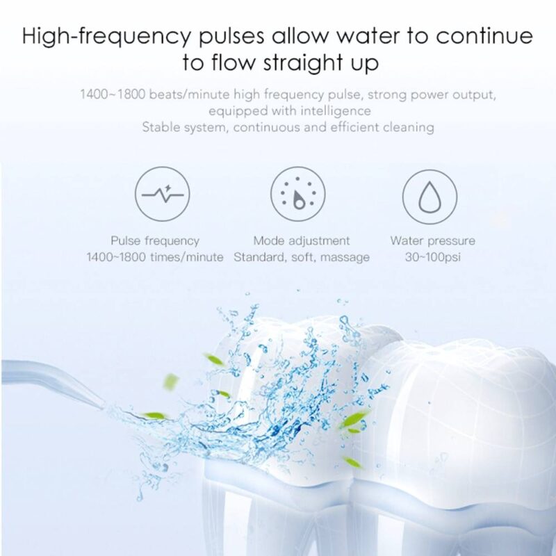 Nicefeel Dental flosser 3 Modes Cordless Oral Irrigator خيط الاسنان المائي نايس فيل 3 سرعات Water Flosser - خيط الأسنان المائي Smart Techs, Better Living