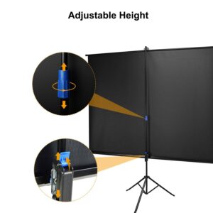 Foldable Projector Screen 72 100 inches – شاشة بروجكتور قابلة للطي قياس 100 انش و 72 انش For Home Smart Techs, Better Living