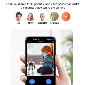 C20 | واي فاي كاميرا واي فاي اتش دي مكالمات فيديو اتجاهين للصوت انظمة المراقبة والكاميرات