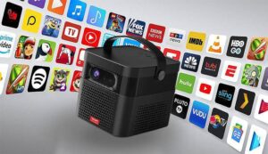 K5 | The Brightest Ever Portable Projector UHD 4K 3D – جهاز العرض المحمول الأكثر سطوعًا على الإطلاق Data Show Smart Techs, Better Living