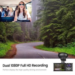 S11-HS9 | dashcam 1080P DVR Dashcam Front Indoor and Rear View Camera Driving Recorder 2 Inch Screen Dash Cam Support Night Vision Loop Recording – داشكام أمامي داخلي وكاميرا رؤية خلفية مسجل قيادة 2 بوصة شاشة داش كام تدعم تسجيل حلقة الرؤية الليلية CCTV - CAMERA Car Accessories Smart Techs, Better Living