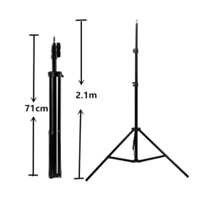 TRIPOD |  حامل ثلاثي القوائم فردي بطول 2.1 متر اجهزة وشاشات العرض المرئي