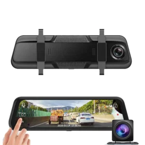 v10dashcam | كاميرا مزدوجة داشكام مسجل فيديو للسيارة السيارة وملحقاتها