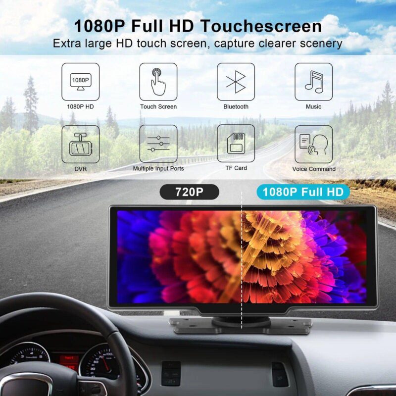 Smart Carplay Dashcam | سمارت داشكام تدعم اندرويد اوتو وابل كار بلاي CCTV - CAMERA Car Accessories Smart Techs, Better Living