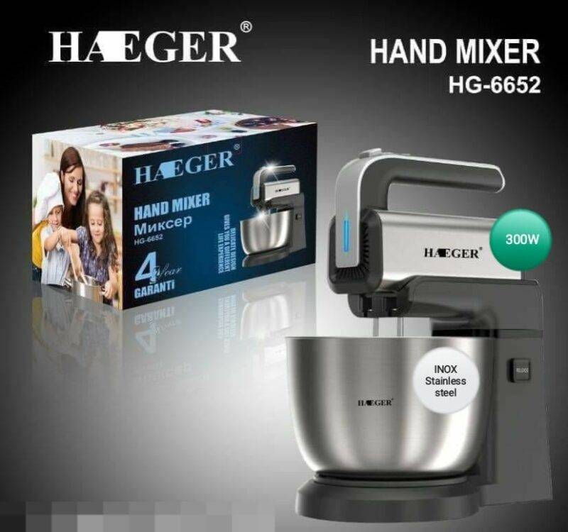 HAEGER HAND MIXER HG-6652 – محضرة طعام LESS 10 KD Smart Techs, Better Living