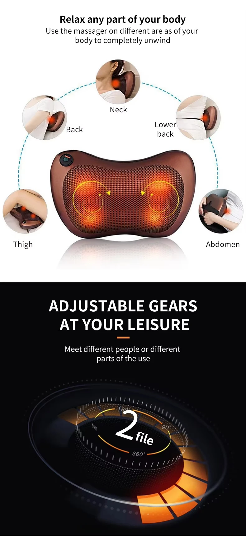 Massage Pillow Vibration Belt Heating Neck Shiatsu Massage Hot Compress Massage Cushion Massage Pillow Vibration Belt Heating Neck Shiatsu Massage Hot Compress Massage Cushion