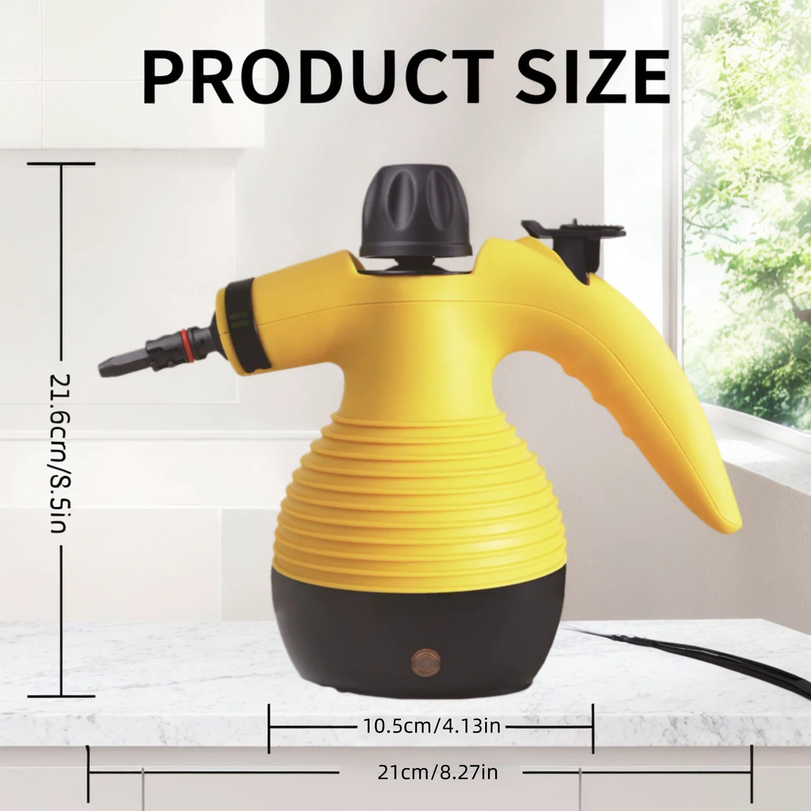 Powerful 1050W Handheld Steam Cleaner for Home Use – 9 Accessories Kit for Kitchen Stains, Floors, Sofa & Toilet LESS 10 KD التقنية الحديثة منتجات للمنزل Smart Techs, Better Living