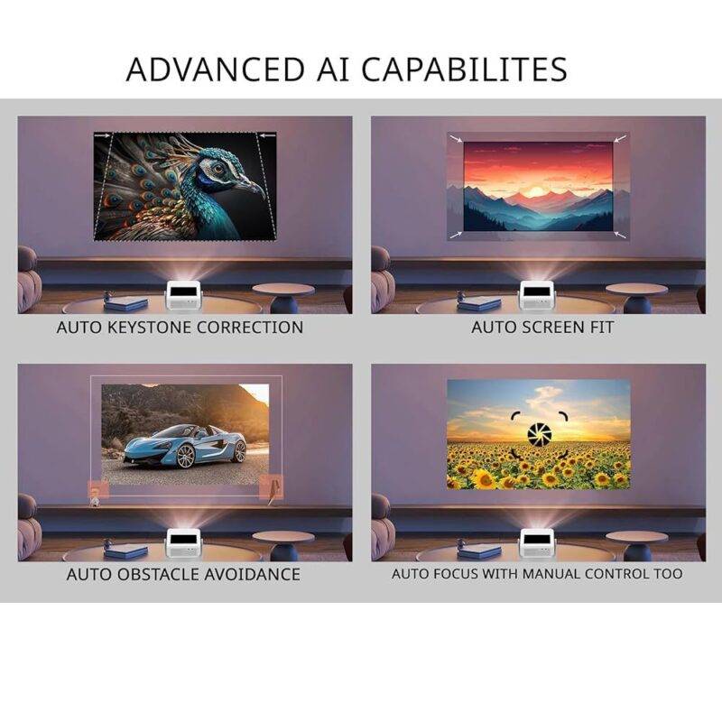 4K DUAL SCREEN PROJECTOR – بروجكتور بجودة 4 كي بشاشة مزدوجة LESS 10 KD اجهزة وشاشات العرض المرئي منتجات للمنزل Smart Techs, Better Living
