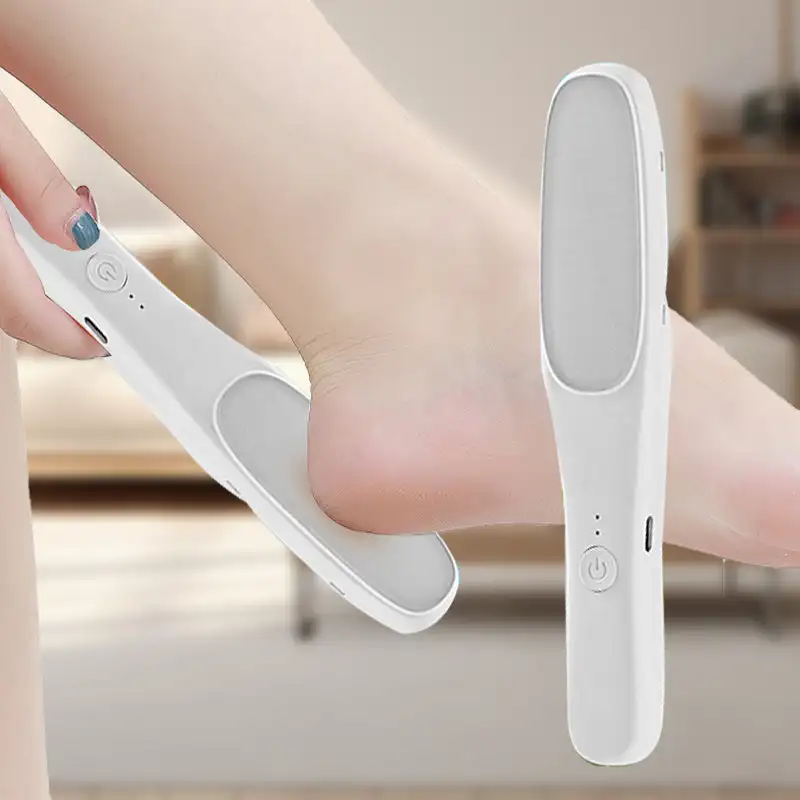2-in-1 Electric Foot Callus Hair Remover - جهاز نعومة وإزالة شعر القدمين الكهربائي 2 في 1