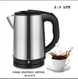 2.3L Electric Kettle Stainless Steel – غلاية كهربائية سعة 2.3 لتر LESS 10 KD New Arrival SALE Smart Techs, Better Living