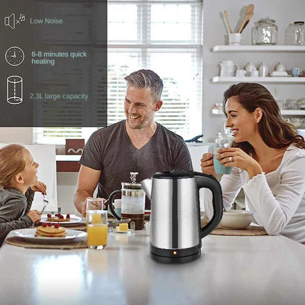 2.3L Electric Kettle Stainless Steel Coffee Tea Maker Temperature Control 110V/220V Smart Water Bottle For Kitchen Home Office LESS 10 KD Smart Techs, Better Living