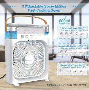 3-in-1 Portable Fan Air Conditioner – مروحة ومكيف هواء محمول 3 في 1 LESS 10 KD New Arrival SALE Smart Techs, Better Living