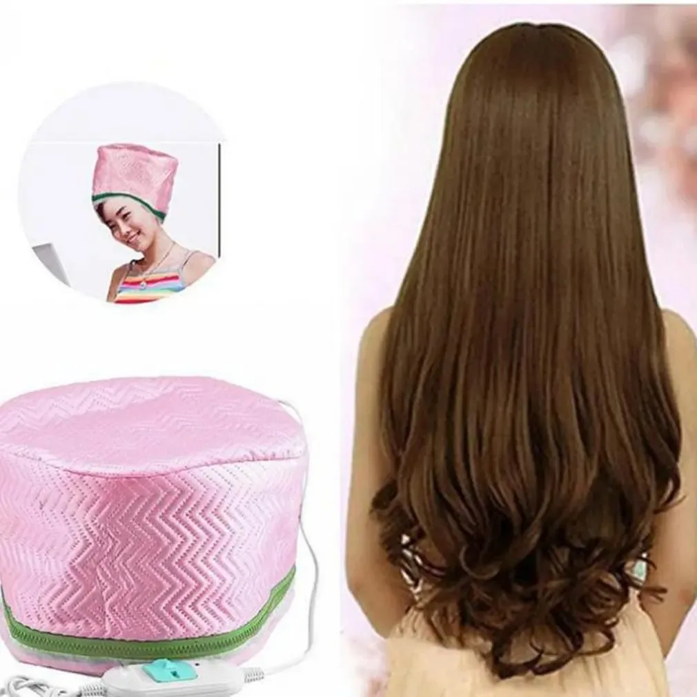 Adjustable PU+PVC Liner Hair Steamer Dryers Cap Electric Hair Heating Thermal Cap Treatment Hat SPA Home Salon Hair Styling Care LESS 10 KD Smart Techs, Better Living
