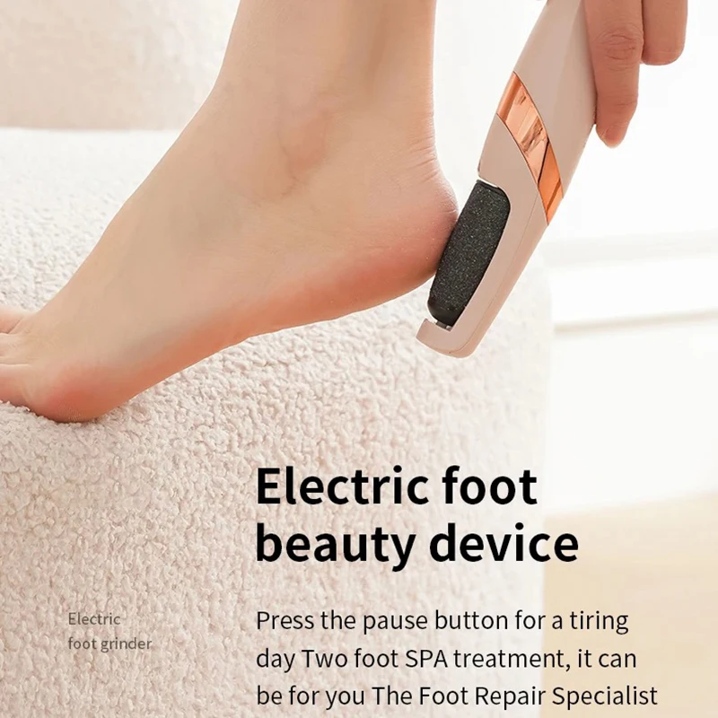 Rechargeable Foot Beauty Machine – جهاز تجميل القدمين يعمل بالشحن LESS 10 KD Electric Foot Grinder Automatic Foot Callus Rubbing Pedicure Dead Skin Callus Remover for Foot Rechargeable Foot Beauty Machine LESS 10 KD Smart Techs, Better Living