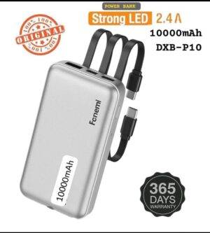 FONEMI POWER BANK 10000MAH – باور بنك فونيمي 10000 مللي أمبير LESS 10 KD New Arrival SALE Smart Techs, Better Living