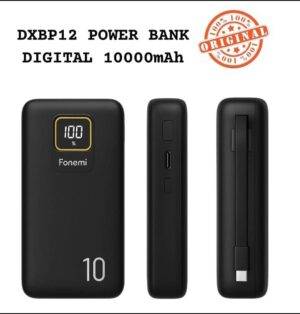 FONEMI POWER BANK DIGITAL 10000MAH – باور بنك رقمي من فونيمي بسعة 10000 مللي أمبير LESS 10 KD New Arrival SALE Smart Techs, Better Living