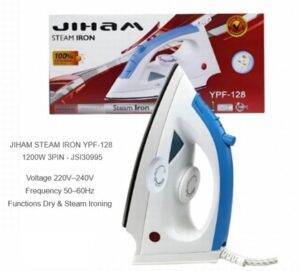 JIHAM STEAM IRON 1200W 3 POWER – مكواة بخار جيهام ١٢٠٠ واط ٣ سرعات LESS 10 KD New Arrival SALE Smart Techs, Better Living