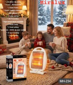 MIRALUX HEATER 400W 800W 2 HEAT LEVEL – دفاية ميرالوكس 400 واط 800 واط مستويان للحرارة LESS 10 KD New Arrival SALE Smart Techs, Better Living