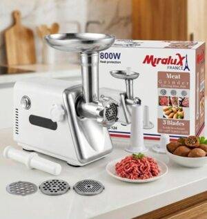 MIRALUX MEAT GRINDER 800 W – مفرمة لحم ميرالوكس 800 واط LESS 10 KD New Arrival SALE Smart Techs, Better Living
