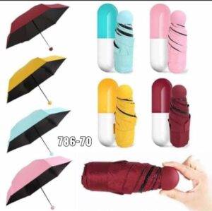 Mini Folding Umbrella Capsule Shape – مظلة صغيرة قابلة للطي على شكل كبسولة LESS 10 KD New Arrival SALE Smart Techs, Better Living