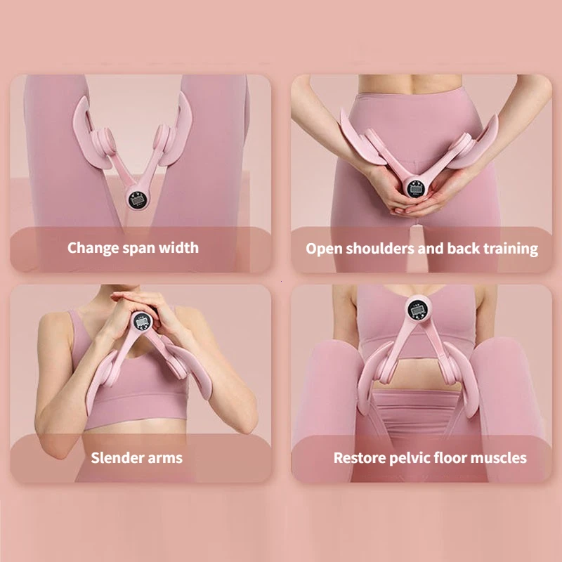 Non-Slip Comfortable Pelvic Floor Muscle Trainer Thigh Exerciser Leg Trainer For Postpartum Recovery Leg & Butt Training LESS 10 KD Smart Techs, Better Living