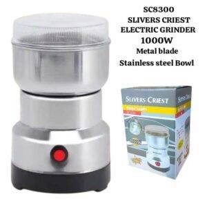 SILVER CRIEST ELECTRIC GRINDER 1000W WITH STAINLESS STEEL BOWL – مطحنة كهربائية سيلفر كريست بقوة 1000 واط مع وعاء ستانليس ستيل LESS 10 KD New Arrival SALE Smart Techs, Better Living