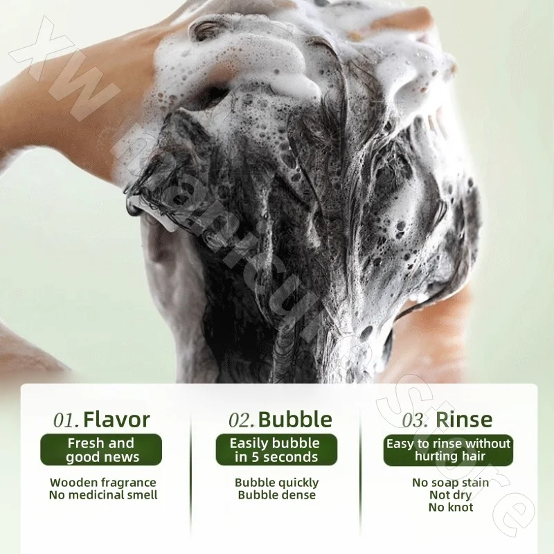 Seven-green Usman Orchidaceae Shampoo – شامبو أوسمان من فصيلة الأوركيد LESS 10 KD Seven-green Usman Orchidaceae Shampoo Refreshing Cleansing Oil Control Anti-Itch Replenishing Soap Soft Handmade Soap 120g LESS 10 KD Smart Techs, Better Living