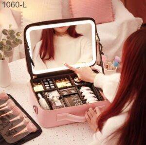 Smart 3 Color LED Cosmetic Case 1060L – حقيبة وسط لمستحضرات تجميل ذكية بثلاثة ألوان ليد LED LESS 10 KD Smart 3 Color LED Cosmetic Case 1060L – حقيبة وسط لمستحضرات تجميل ذكية بثلاثة ألوان ليد LED LESS 10 KD New Arrival SALE Smart Techs, Better Living