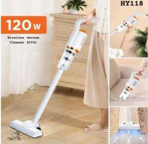 Wireless Vacuum Cleaner Rechargeable 2000mAh 120W – مكنسة كهربائية لاسلكية قابلة لإعادة الشحن، بطارية 2000 مللي أمبير، قوة 120 واط LESS 10 KD New Arrival SALE Smart Techs, Better Living