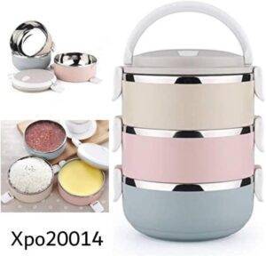 XPO 3 LAYER LUNCH BOX 2100ML – علبة غداء إكس بي أو بثلاث طبقات 2100 مل LESS 10 KD New Arrival SALE Smart Techs, Better Living