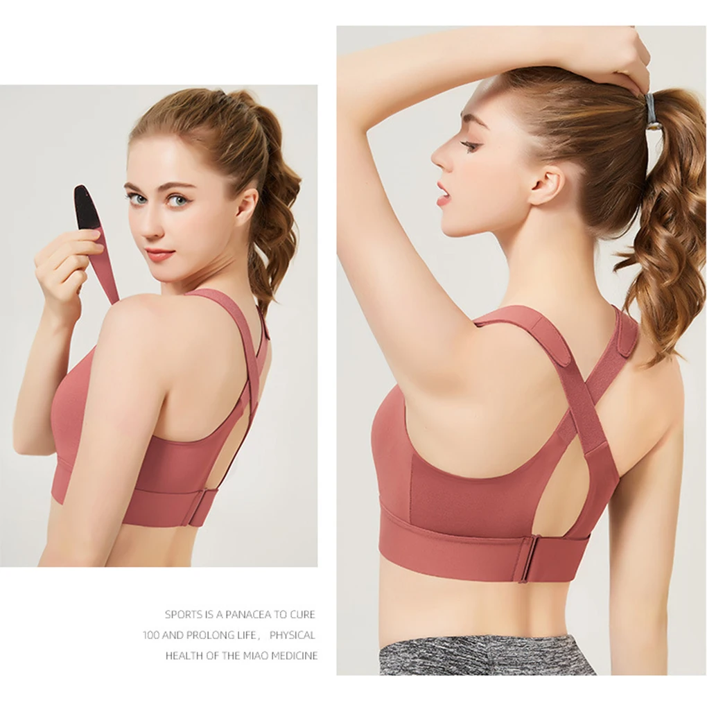 Front Zipper Sports Bra Gym