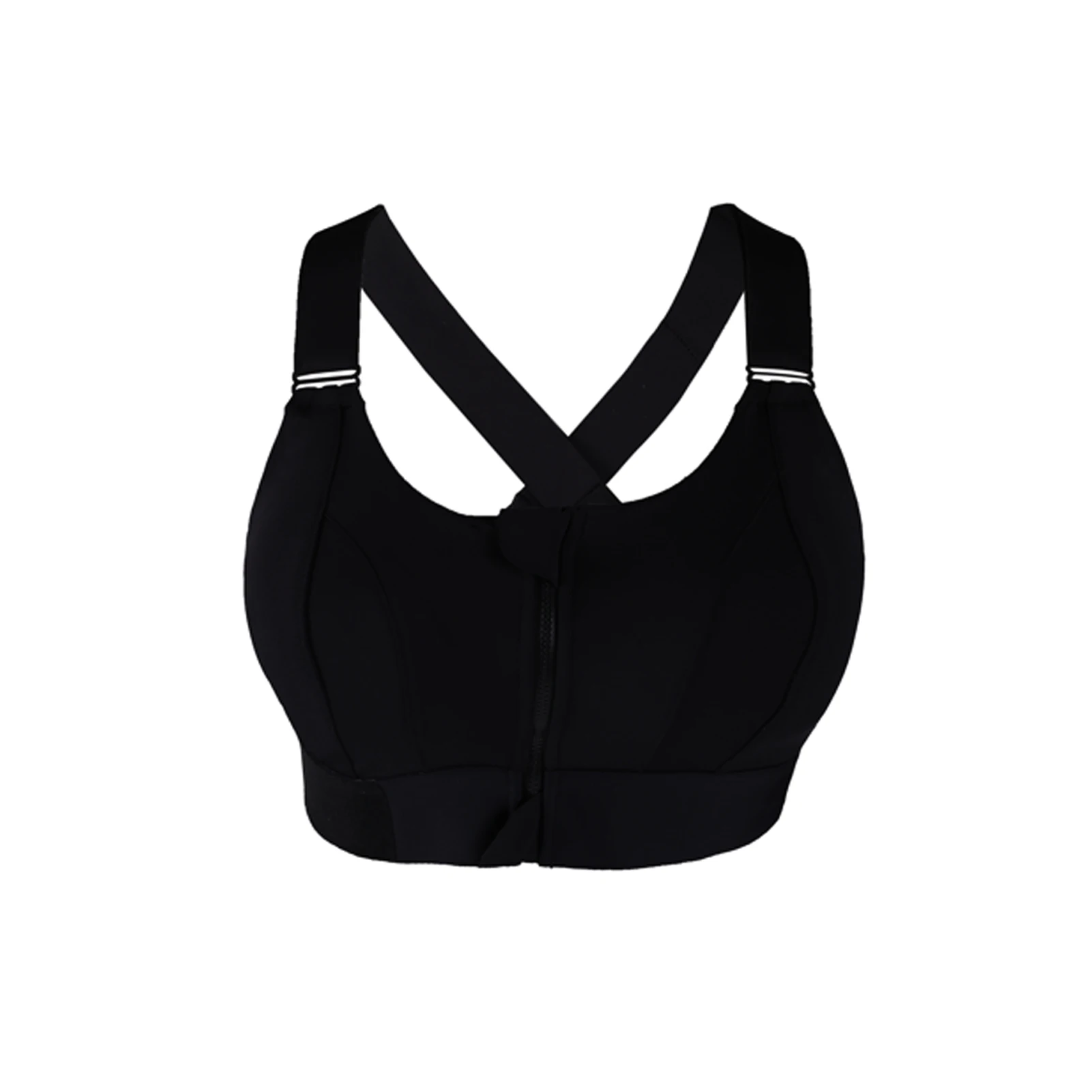 Front Zipper Sports Bra Gym