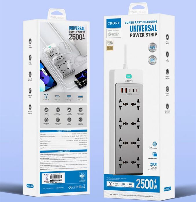 LDNIO 65W 13-in-1 Power Strip Surge Protection 2M Extension Cord Universal Outlets EU KR UK US plug USB C Fast Charging Station New Arrival LDNIO 65W 13-in-1 Power Strip Surge Protection 2M Extension Cord Universal Outlets EU KR UK US plug USB C Fast Charging Station
