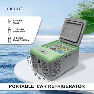 CRONY Car Refrigerator 9L-C9 compressor – كمبروسيور ثلاجة السيارة كروني 9 لتر L-C9 New Arrival SALE السيارة وملحقاتها ثلاجات السيارة Smart Techs, Better Living