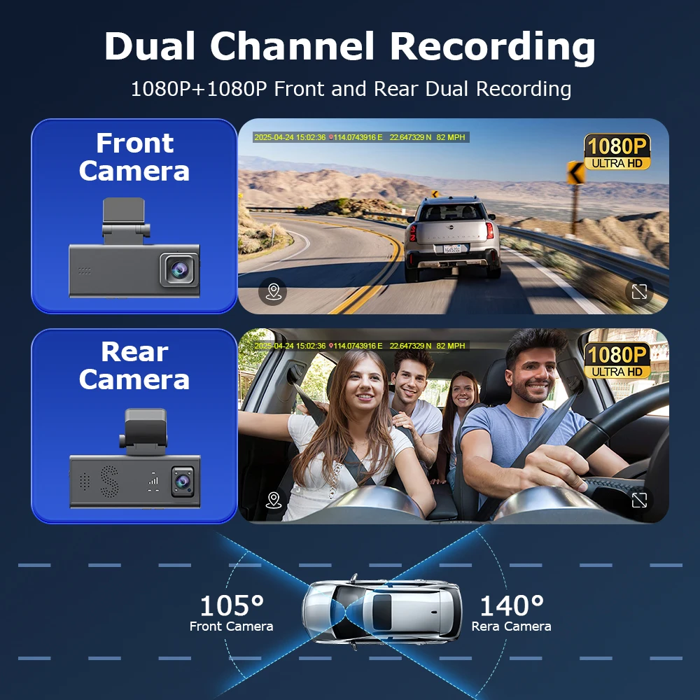 SHIWOJIA Dash Cam Dual Lens 4K UHD Recording Dual Lens Vehicle Car Camera DVR Night Vision Video Recorder with GPS 24H Parking SALE SHIWOJIA Dash Cam Dual Lens 4K UHD Recording Dual Lens Vehicle Car Camera DVR Night Vision Video Recorder with GPS 24H Parking SALE اجهزة وشاشات العرض المرئي السيارة وملحقاتها Smart Techs, Better Living