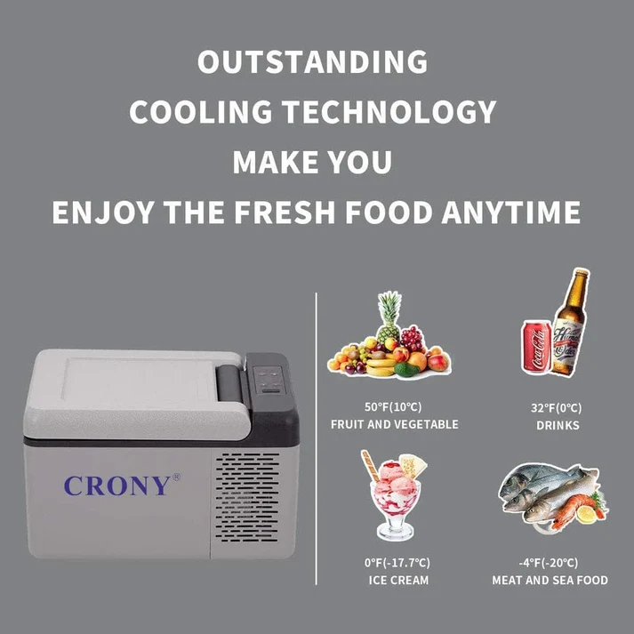 CRONY Car Refrigerator 9L-C9 compressor – كمبروسيور ثلاجة السيارة كروني 9 لتر L-C9 New Arrival CRONY Car Refrigerator 9L-C9 compressor - كمبروسيور ثلاجة السيارة كروني 9 لتر L-C9 - Image 11
