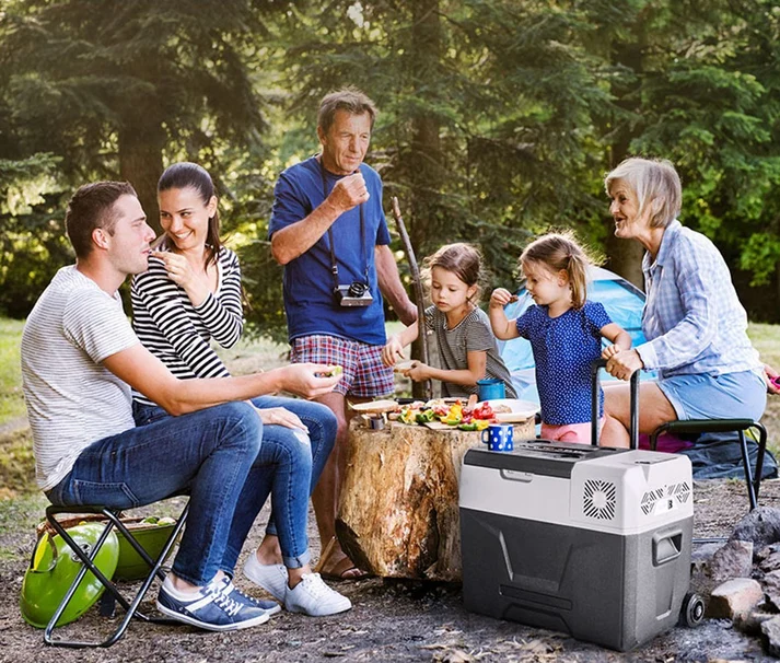 CRONY Car Refrigerator 30L CX30 ECX30 With Lithium Battary car Cooler Camping Fridge Freezer – ثلاجة سيارة كروني سعة 30 لتر طراز CX 30 ECX30 مزودة ببطارية ليثيوم SALE CRONY Car Refrigerator 30L CX30 ECX30 With Lithium Battary car Cooler Camping Fridge Freezer - ثلاجة سيارة كروني سعة 30 لتر طراز CX 30 ECX30 مزودة ببطارية ليثيوم - Image 2