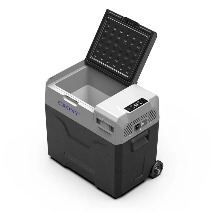 CRONY Car Refrigerator 50L ECX50 Lithium Battary Truck Portable Freezer Cooler AC/DC Compressor Fridge – ثلاجة سيارة كروني 50 لتر ECX 50، بطارية ليثيوم، ثلاجة تجميد محمولة للشاحنات، تعمل كمبرويسور تيار متردد/مستمر SALE CRONY Car Refrigerator 50L ECX50 Lithium Battary Truck Portable Freezer Cooler AC/DC Compressor Fridge - ثلاجة سيارة كروني 50 لتر ECX 50، بطارية ليثيوم، ثلاجة تجميد محمولة للشاحنات، تعمل كمبرويسور تيار متردد/مستمر - Image 2