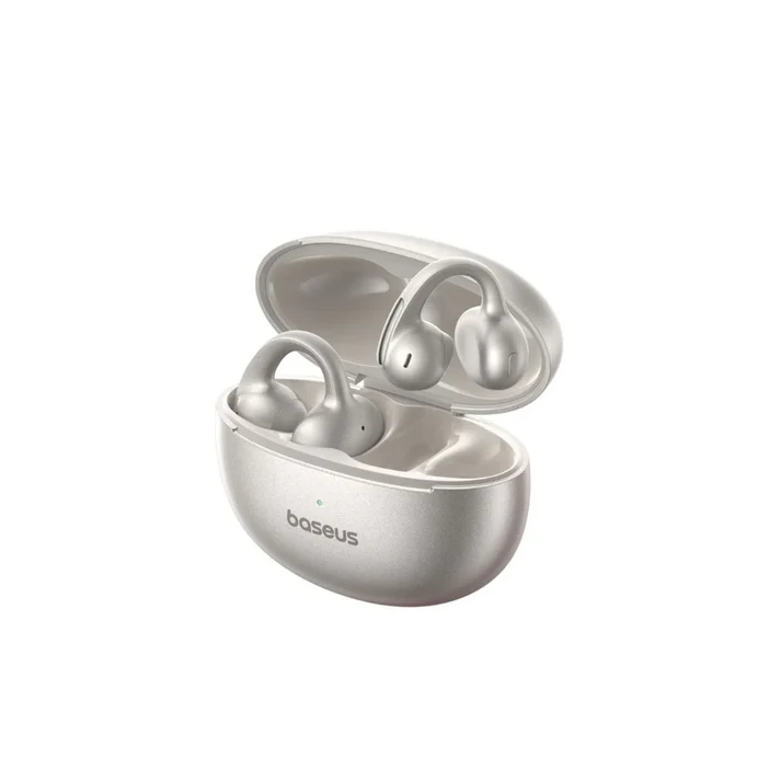 Baseus Bowie MC1 Pro Open-Ear True Wireless Earbuds – Titanium - بيسوس سماعات أذن لاسلكية Bowie MC1 Pro – تيتانيوم - Image 3