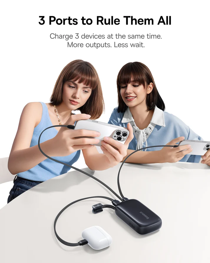 Baseus EnerFill FC21 Qpow3 Ultra Digital Power Bank 20000mAh 45W – Black – بيسوس بطارية شحن متنقلة بقوة ٤٥ واط بسعة ٢٠٠٠٠ مللي آمبير EnerFill FC21 – أسود BASEUS Baseus EnerFill FC21 Qpow3 Ultra Digital Power Bank 20000mAh 45W – Black - بيسوس بطارية شحن متنقلة بقوة ٤٥ واط بسعة ٢٠٠٠٠ مللي آمبير EnerFill FC21 – أسود - Image 3