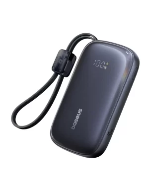 Baseus EnerFill FC21 Qpow3 Ultra Digital Power Bank 20000mAh 45W – Black – بيسوس بطارية شحن متنقلة بقوة ٤٥ واط بسعة ٢٠٠٠٠ مللي آمبير EnerFill FC21 – أسود BASEUS Baseus EnerFill FC21 Qpow3 Ultra Digital Power Bank 20000mAh 45W – Black - بيسوس بطارية شحن متنقلة بقوة ٤٥ واط بسعة ٢٠٠٠٠ مللي آمبير EnerFill FC21 – أسود