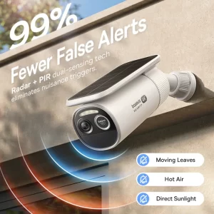 Baseus Security S2 Outdoor Camera 4K – Moon White – بيسوس كاميرا خارجية بدقة Security S2 4K – أبيض BASEUS